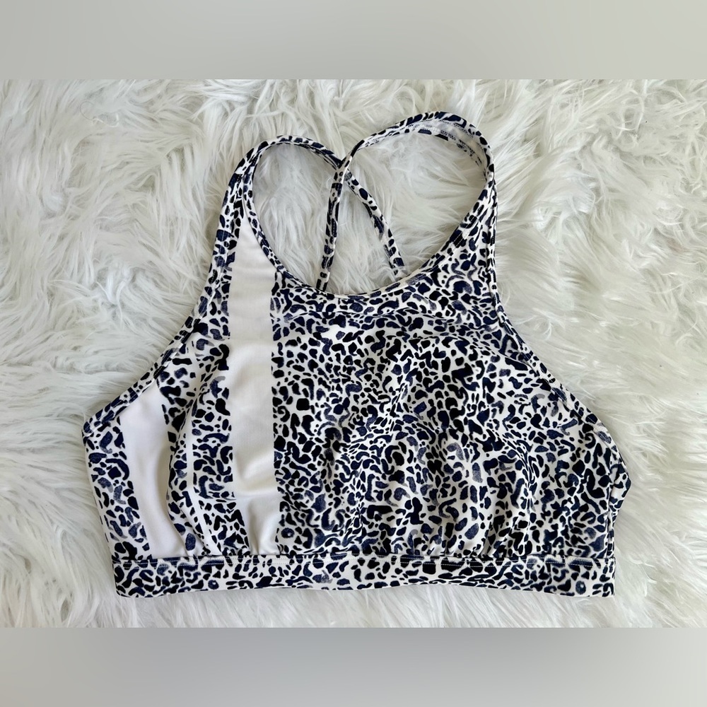 Athleta Zimbabwe High Neck Bikini Top 36 B/C